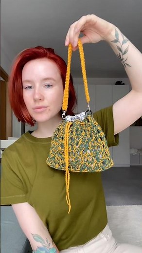 New tutorial 💚💛🔗 #crochet #crochetbag