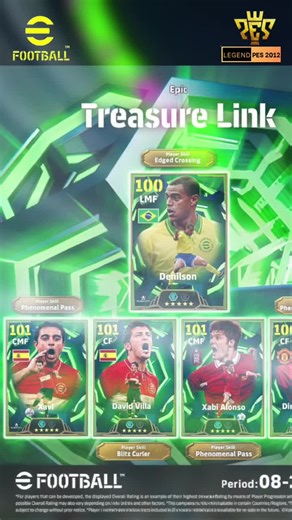 Update Terbaru eFootball Mobile dan Treasure Link