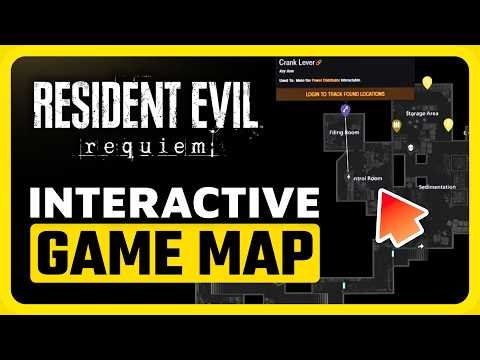 Resident Evil Requiem - Interactive Game Map (Find Locations, Items, etc)