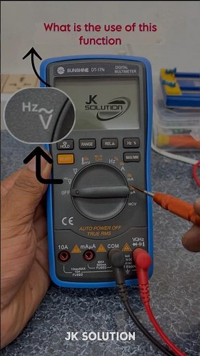 Digital Multimeter Sunshine DT-17N | What is the use of this function
