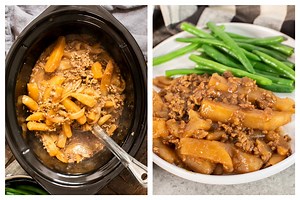 Slow Cooker Hamburger Potato Casserole