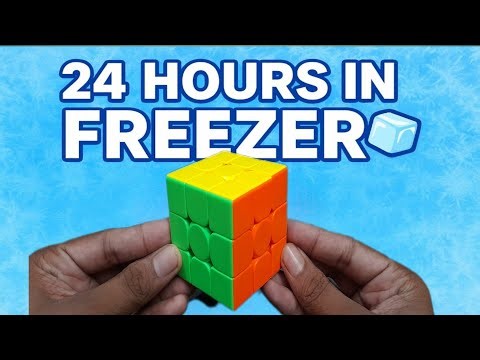 ❄️ I Put My Rubik’s Cube in the Freezer for 24 Hours! | Crazy Cube Experiment 😱