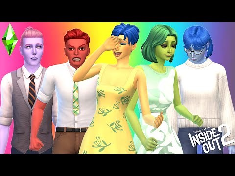 Joy, Sadness, Disgust, Anger And Fear [Pixar's Inside Out 2] : Create a Sim I Sims 4