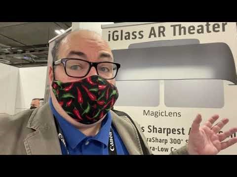 CES2022: Iglass AR Theater really crisp!