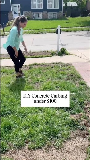 DIY Concrete Landscape Curbing That Actually Looks Good