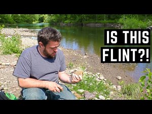 How to find Flint! - Flint Knapping Primitive Survival Skills - Episode 2: Travel Vlog