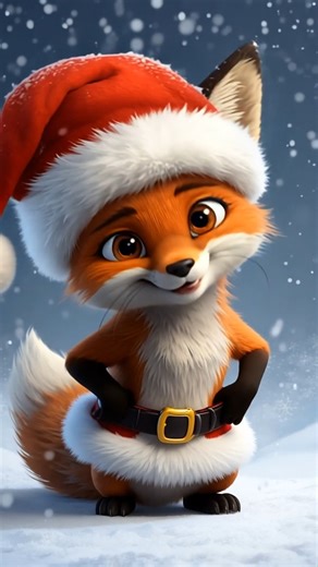 A funny and heartwarming Christmas story about a clever little fox who finds Santa’s red hat in the snow! ❄️🦊 When Santa comes looking for it, laughter and friendship fill the air. Perfect for kids who love holiday fun, cute animals, and Christmas magic! 🎁✨ #ChristmasStory #KidsStory #FunnyAnimals #SantaClaus #FoxStory #HolidayMagic #WinterTale #BedtimeStories #ShortStoryForKids | Ai animals story