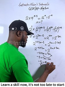 1.8K views · 41 reactions | Complete Solution ✅ #exponents | Alison Zaccheaus Otuebe | Facebook