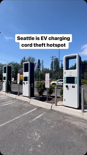 74K views · 119 reactions | Charging manufacturers say Seattle’s a hotspot for EV charging cable theft. Between July of 2023 and June 2024, one provider reported 90 incidents of cable theft. | FOX 13 Seattle | Facebook