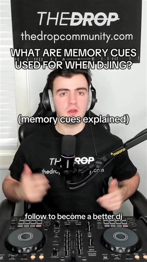 WHAT ARE MEMORY CUES USED FOR WHEN DJING? (memory cues explained) follow to become better dj #foryoupage #foryou #fyp #dj #djlife