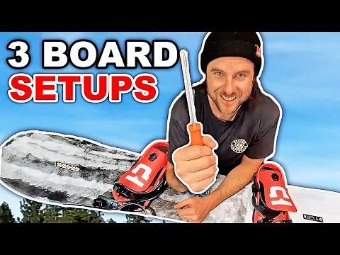 3 Different Ways To Setup Your Snowboard