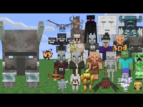 Ravager vs Every mob in Minecraft (Java Edition) - Minecraft 1.19 Ravager vs All Mobs