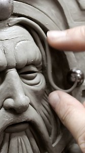 I came across more footage from 2014 showing the sculpting and molding process behind my piece Pater. The video focuses on the early stages, where I sculpted the form in oil-based clay using @chavant_clay.Later in the footage, you’ll see me painting the resin cast. I created this using silicone molds and resin from @smoothon, tinting the mix with ivory pigment to mimic the look of carved ivory. The final touches came from carefully layering acrylic paints to give the sculpture an aged, timeworn 