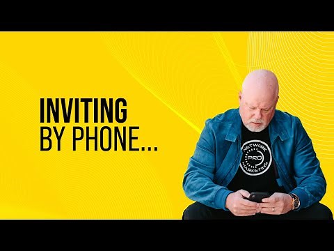 Inviting By Phone...