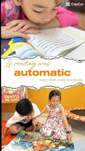 Reading doesn’t come naturally — it’s a skill that is taught, and every child can learn 📚✨ Book a FREE reading assessment before registering. 📲 WhatsApp us at 011-60608090 #readingclassics #phonicsreaders #kelasmembaca #kelasmembacaonline | Playworks Reading House