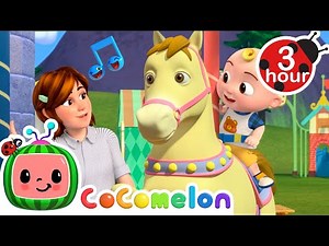My Magical Carousel Ride🎶🎠 | Cocomelon | Super Moms | Nursery Rhymes and Kids songs🌸
