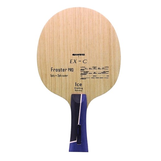 SANWEI on Instagram: "Follow us👉https://bit.ly/4riFiw4 ❄️ SANWEI Froster Pro — A New Era of Speed, Stability & Touch The Froster Pro isn’t just another blade — it’s a breakthrough built for players who demand pure performance at the highest level. ✨ Featuring the classic 5+2 outer-fiber structure combined with Japan-made PLC fiber, it delivers elite stability, crisp feedback, and a refined touch reminiscent of iconic outer-fiber masterpieces. 🚀 Instant acceleration and a sharp, powerful arc 🎯