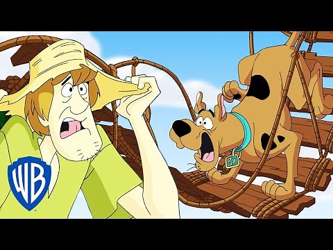 Aloha Scooby-Doo! | Crossing the Ravine | WB Kids