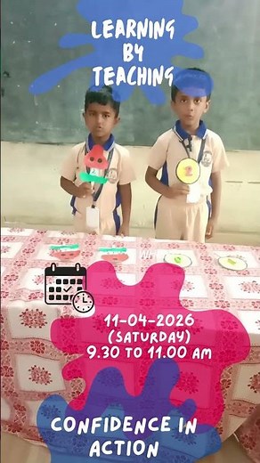 👉Kindergarten Kids Become Teachers! 😍 | Good Shepherd School, Madurai | Little Teachers Big Learning