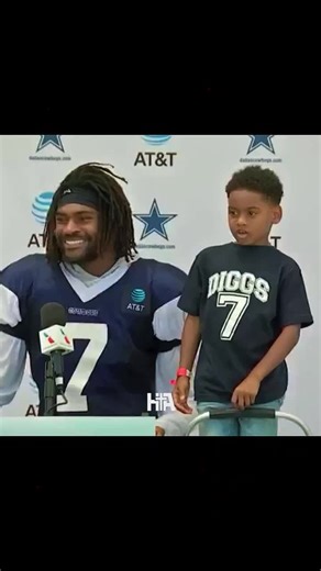 Pure heart. Powerful moment ✝️🙏 When Aiden Diggs, son of Trevon Diggs, praised Jesus Christ during a post-game press conference: “I love the whole world, I love God and Jesus and I love my family.” Faith starts at home. #HolyAthletes #GodFirst #FaithOverFear #JesusIsLord FamilyOverEverything #WalkByFaith