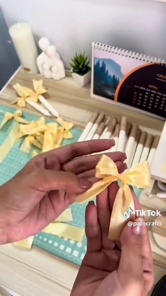 DIY Ribbon Tutorial for 18th Birthday Candles