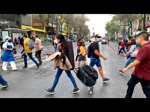 HERMOSAS CALLES DE CIUDAD DE MÉXICO 4K 🇲🇽 ☀️