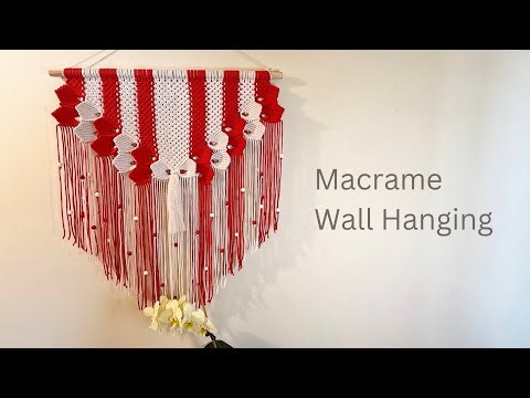 Boho Macrame Wall Hanging | Full Tutorial for Beginners