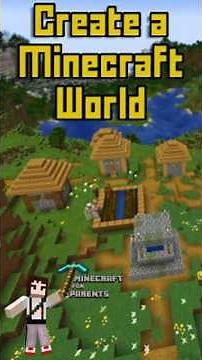 CREATE A JAVA WORLD for your Kid (Minecraft Quick Parent Guide) #shorts