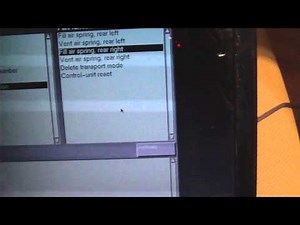 BMW E65/E66 EHC Suspension Diagnostic with DIS