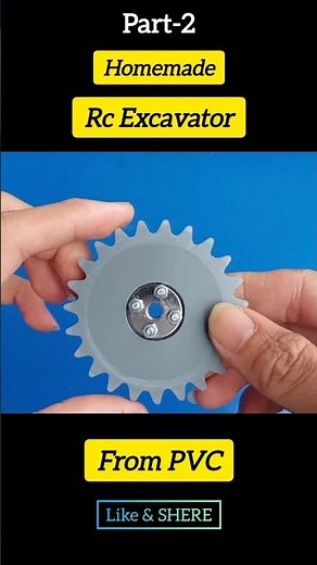 Homemade Rc Excavator from PVC |™ #diy #inventor101 #machine #diyprojects #dcmotor