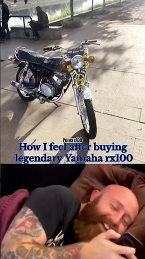 how I feel after buying legendary yamaha rx 100🥰🫠