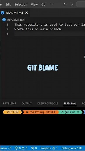 "git blame" - See a File's History (Who Changed What Line & When)