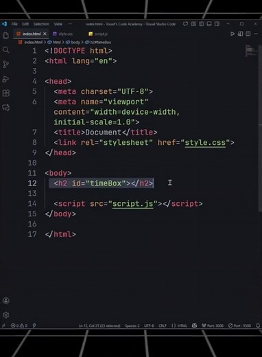 Real-Time Clock with JavaScript: A Beginner's Guide