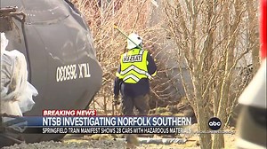 A Norfolk Southern train conductor and former local rail union leader was killed in a crash just days after a second major derailment in Ohio. Alex Presha reports as the NTSB opens a special investigation into the railway company’s safety practices. https://trib.al/gdzJ4S6 | ABC World News Tonight with David Muir