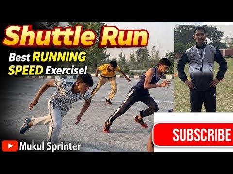 🔥 Shuttle Run – Best Running Speed Exercise | Mukul Sprinter 🔥