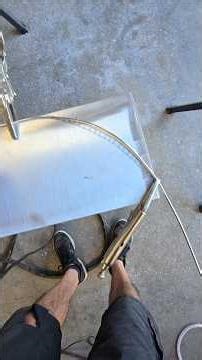 using aluminum fill rod to create arc for plasma cut. #fabrication #plasma cut