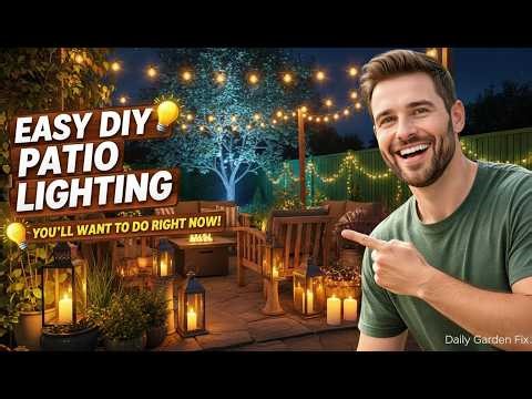 💡 EASY DIY PATIO LIGHTING YOU'LL WANT TO DO RIGHT NOW!