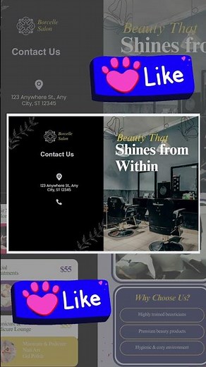 How to Design a Beauty Salon Brochure in Canva | Biofold Brochure Design|Brochure kaise banaye