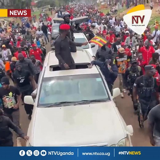 26K views · 1.7K reactions | @NUP_Ug presidential candidate @HEBobiwine arrives in Namayingo District for his first campaign rally of the day. He is expected to address another rally in Bugiri later. #NTVNews #UgandaDecides2026  Jeff Twesigye | NTV Uganda | Facebook
