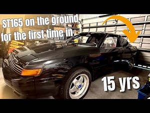 Toyota Celica Alltrac St165 - on the ground after 15 years!