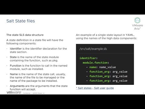 VMware Aria Automation Config - Managing Applications and Services