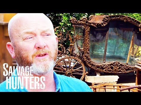 Drew Finds 'Dracula's Hearse' And Other Eclectic Pieces In Italy! | Salvage Hunters