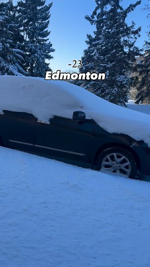 1.2K views · 35 reactions | Edmonton in December……after yellow warning snow -23• feels like -27•#snowfall #edmontonlife #edmontonwinter | My Vlogs Canada | Facebook