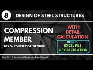 Design of Compression Members | Compressive Strength Calculation