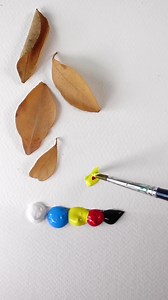 489K views · 3.7K reactions | Color mixing / Dried leaves | Painting Skills | Facebook