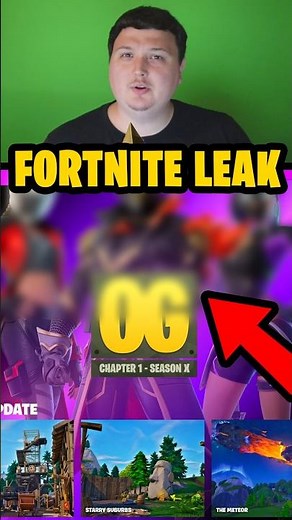 Fortnite OG Season X Update Skins #shorts