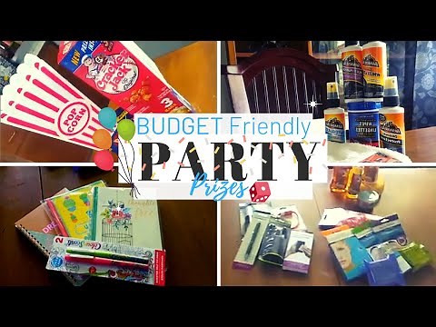 Budget Friendly Shower Prizes | Co-ed Party Game Prizes | Dollar Tree +