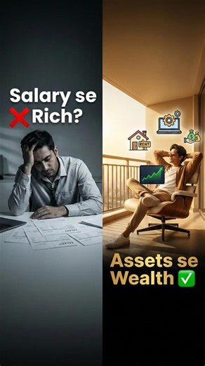 Rich Log Salary Se Nahi, Assets Se Kamate Hain! #shorts