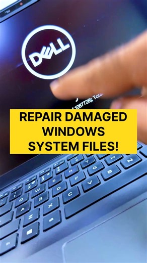 511K views · 5K reactions | How to Repair Damaged Windows System Files! #drtechcto #pctips #pctipsandtricks #techtips #technology #window11 #windowsshortcutkeys #laptoptips #reelsvideoシ #shortcutkeys | Techoilyas | Facebook