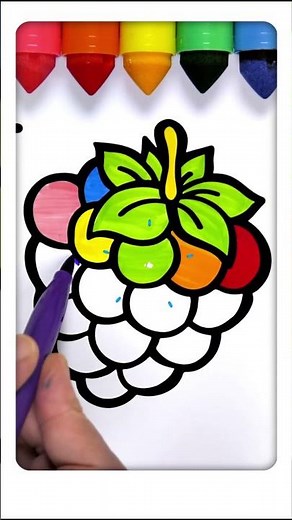 Color the Raspberry with Me! 🍓🎨 | Kids Coloring